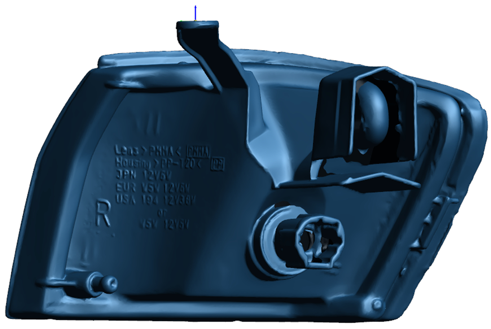 Polygon Model (scanned mesh) of Corner Light