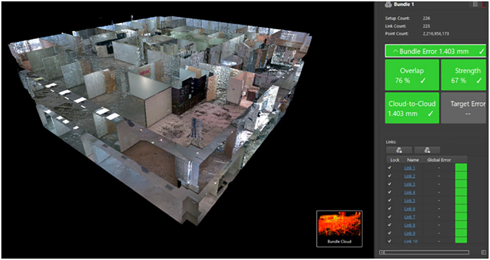 Point Cloud Bundle of 3-Story Building
