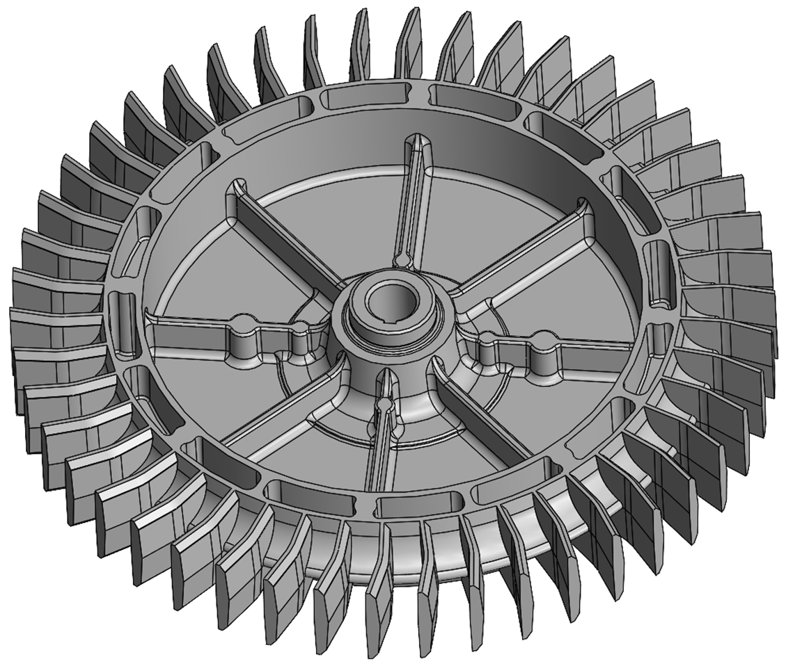 CAD Model of Impeller
