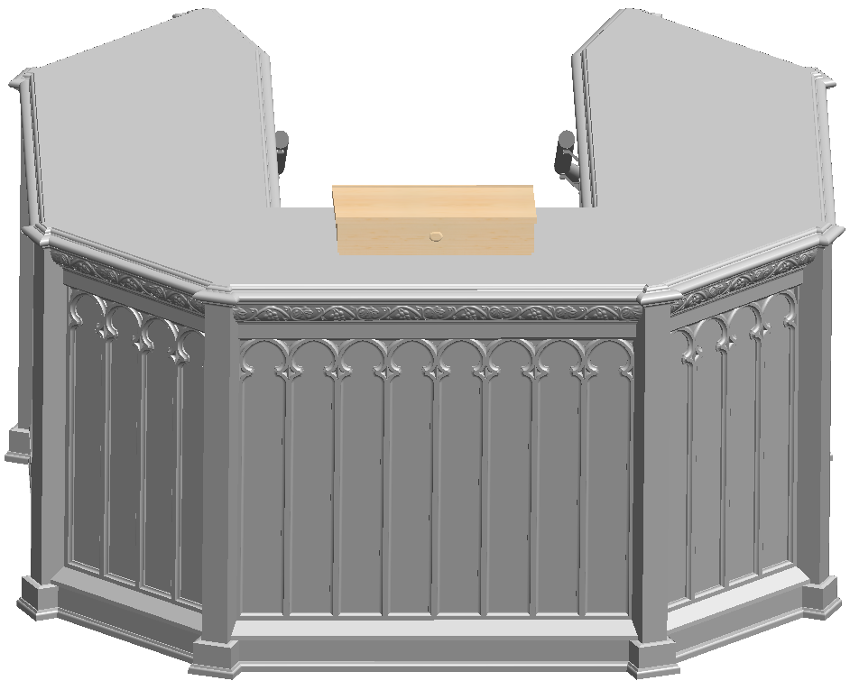 CAD Model of Church Altar