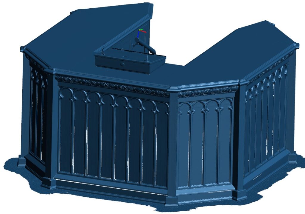 Polygon Model (scanned mesh) of Church Altar