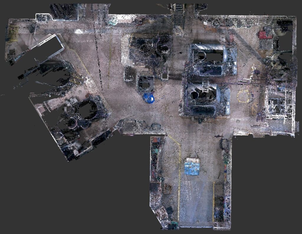 Point Cloud Bundle (Digital Twin Model) of Mechanical Room