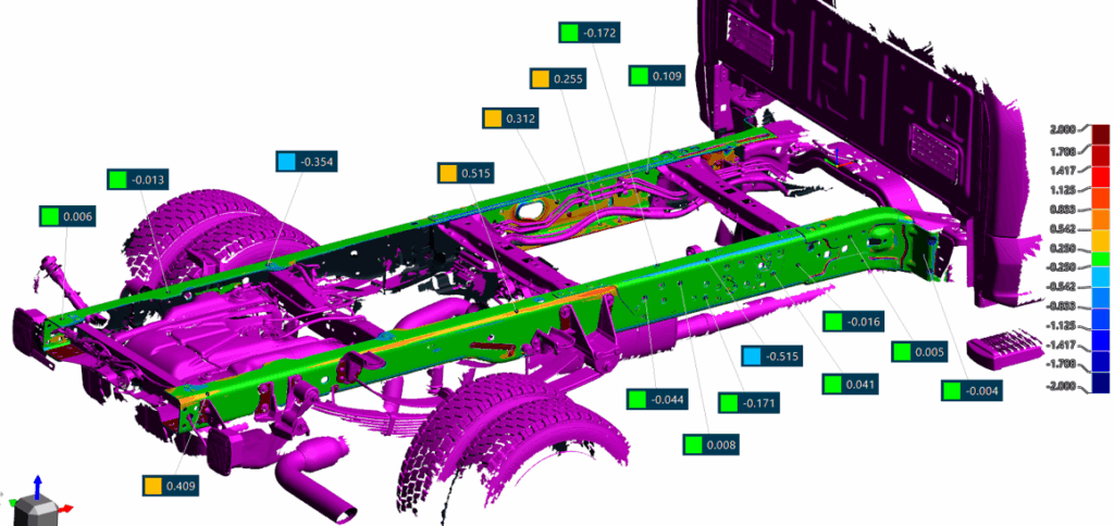 Scan to CAD Deviation Analysis