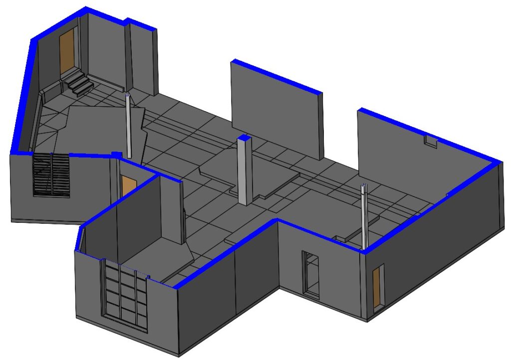 BIM CAD Model of Mechanical Room
