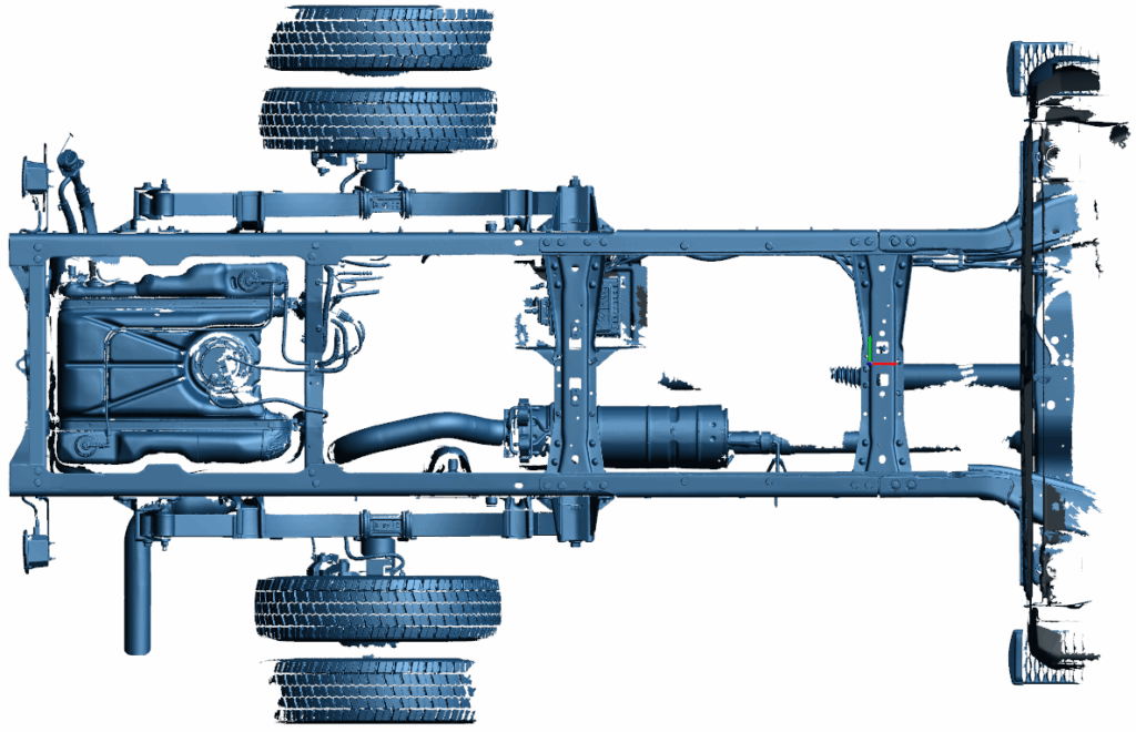 Polygon Model (scanned mesh) of Pick-up Truck