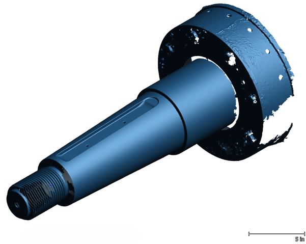 Polygon Model of Propeller Drive Shaft