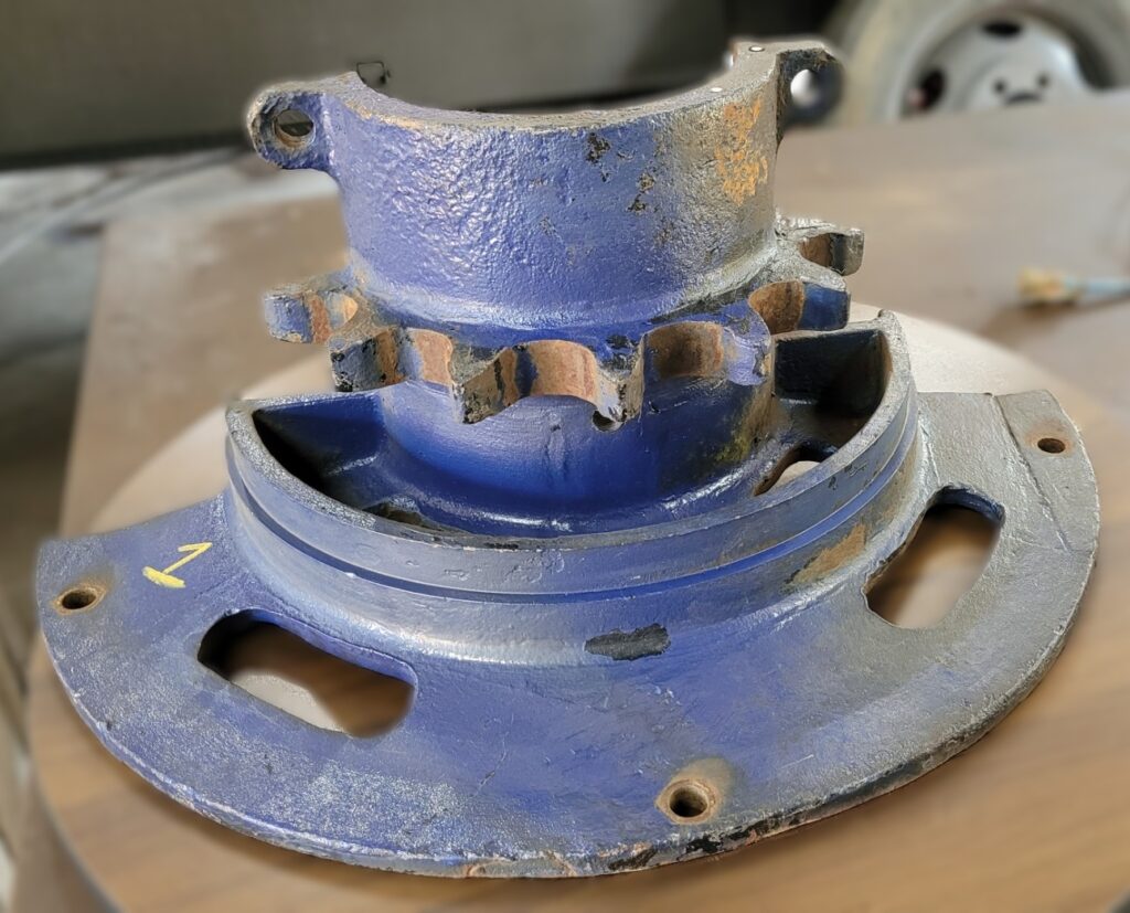 One Half of Sprocket Lagging part 3D scanned by V3D Technologies.