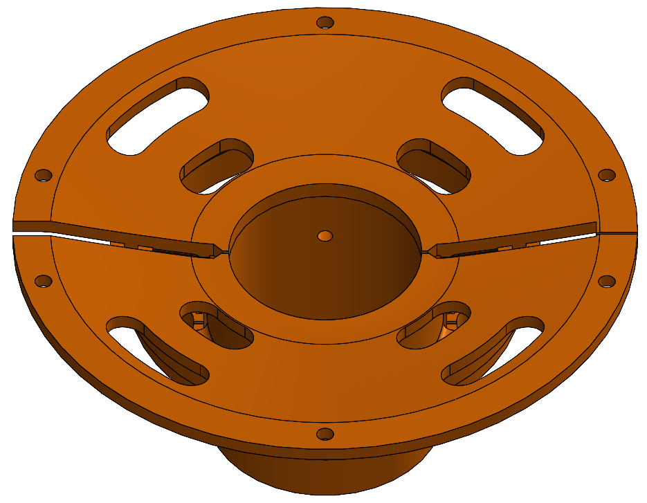 3D CAD model of Sprocket Lagging created by V3D Technologies